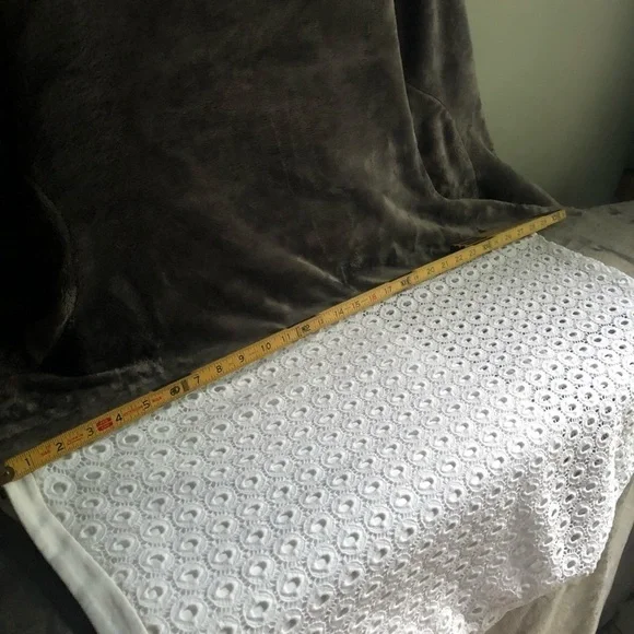 𝅺EXPRESS white eyelet lace‎ pencil skirt size 10 #s1119 - Picture 6 of 9